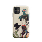 3 Young Men or Women Utamaro Ukiyo e Iphone Case, 11 / Matte, Japanese Art Phone Case