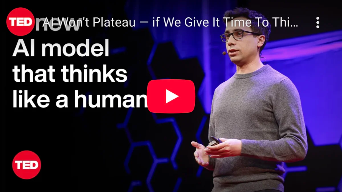 TED Talk video on the impact of AI-generated art and neural network art technologies.