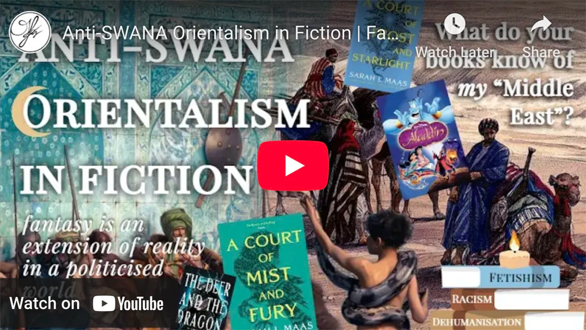 Video thumbnail discussing Cultural Imperialism in Orientalism in fiction and art.