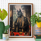 Anubis - Modern Egyptian God Art Print Posters Prints & Visual Artwork