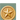 Gold star art paper icon