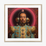 Armando - Gay Mexican Astronaut Art Print, Framed Portrait Man Ornate Attire