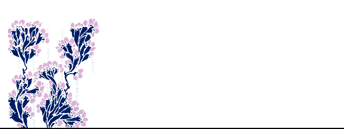 Abstract floral mosaic featuring William Morris-inspired textile art print and floral pattern