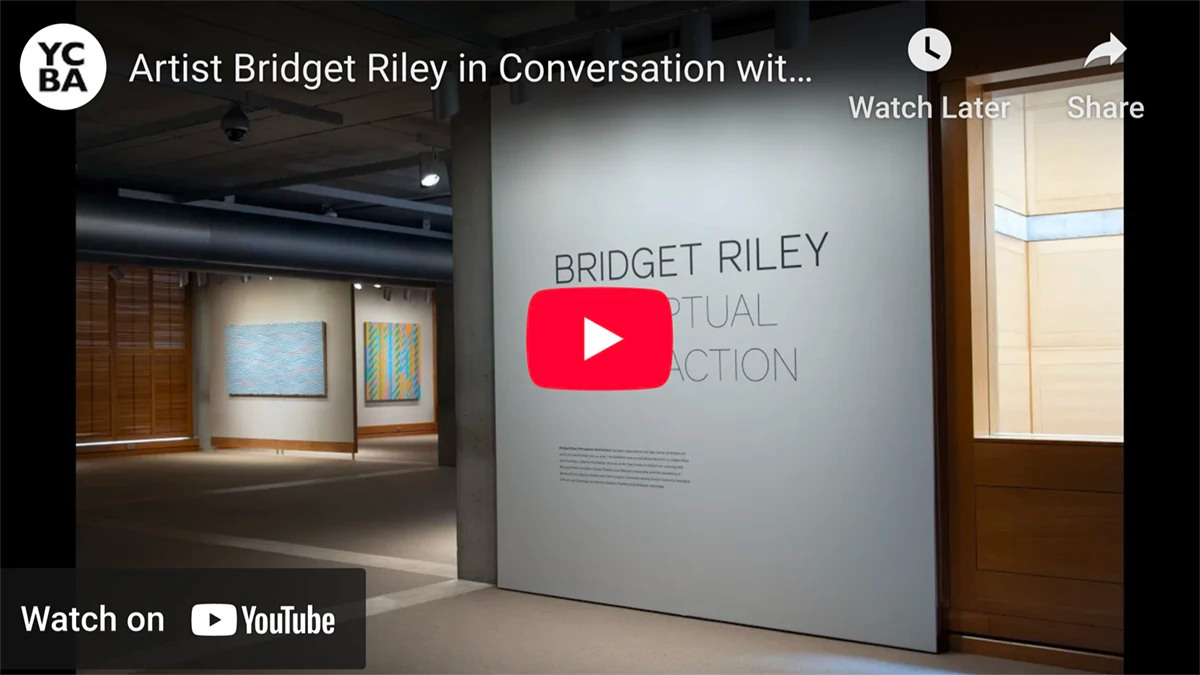 YouTube video exploring Bridget Riley’s influence on Black and White Art tradition