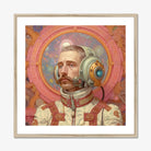 Axel - Gay German Astronaut Art Print, Framed Steampunk Portrait