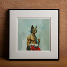 Bhediya - Gay Wolf Shaman Art Print Posters Prints & Visual Artwork