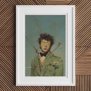 Bullseye - Surreal 18th Century Gay Military Art Print, Framed Surreal Portrait