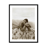 Cain - Wilhelm Von Gloeden Gay Photography Art Print, Framed Nude Male Figure