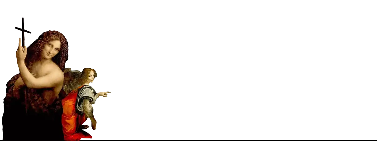 Renaissance-style figures inspired by Leonardo da Vinci’s art near Clos Lucé