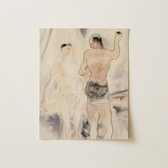 Zwei Figuren, Türkisches Bad - Charles Demuth Kunstdruck 