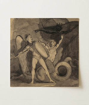 Figure classiche in battaglia - Stampa artistica di Mauritius Lowe 