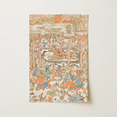 Dood van de Boeddha - Nishimura Shigenaga kunstdruk 