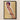 Egon Schiele - Self Portrait Nude Framed Canvas, 12x18’’ / 31x46cm / Black Floating Frame, Framed Portrait Man Red Blue Spiky Hair