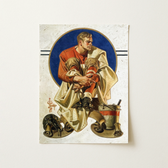 Fußballspieler – J. C. Leyendecker Kunstdruck 