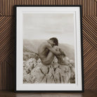 Cain - Wilhelm Von Gloeden Gay Photography Art Print, 24x32’’ / 61x81cm / Unframed, Framed Black-and-white Photograph Nude Figure Rocky