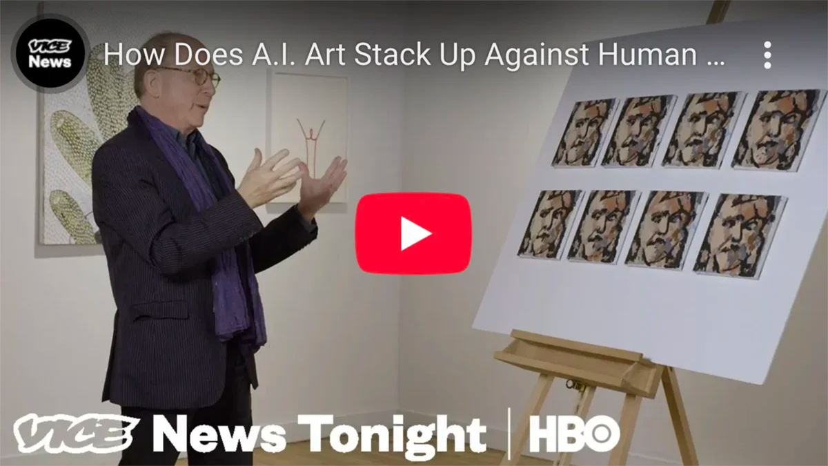 YouTube video showcasing AI-generated art and innovative neural network art techniques.