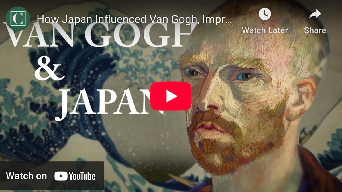 YouTube video thumbnail exploring cultural imperialism in Western intervention and Japanese art.