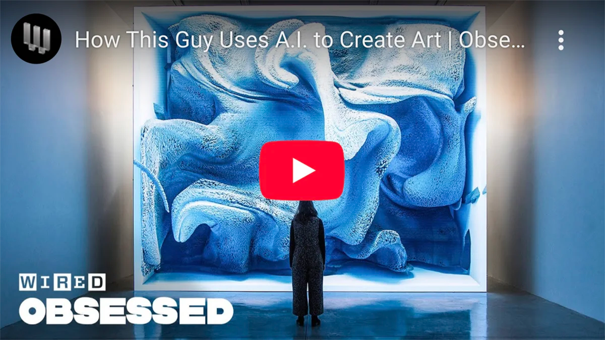 YouTube video thumbnail for AI Art Is Here To Stay showcasing Ai-Generated Art and neural network art.