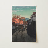 Wadahama in de prefectuur Kagawa - Kawase Hasui kunstdruk 