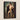 Muscle Mary - Neoclassical Gay Male Framed Canvas, Framed Portrait Painting Muscular Figure Gold Shorts Dark