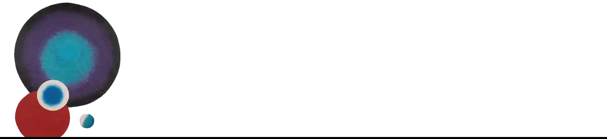 Abstract colorful design representing mad genius and the tortured artist in Van Gogh style