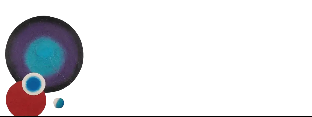 Colorful abstract art representing mad genius and the tortured artist in cultural history