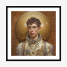 Noah - Handsome Gay Astronaut Art Print, Framed Portrait Young Astronaut