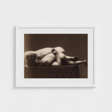 Nude Man from the Back - Hermann Heid Art Print / Canvas Male, Heid’s Studio, Form Answering, Albumen Silver, Viennese Académie Series,