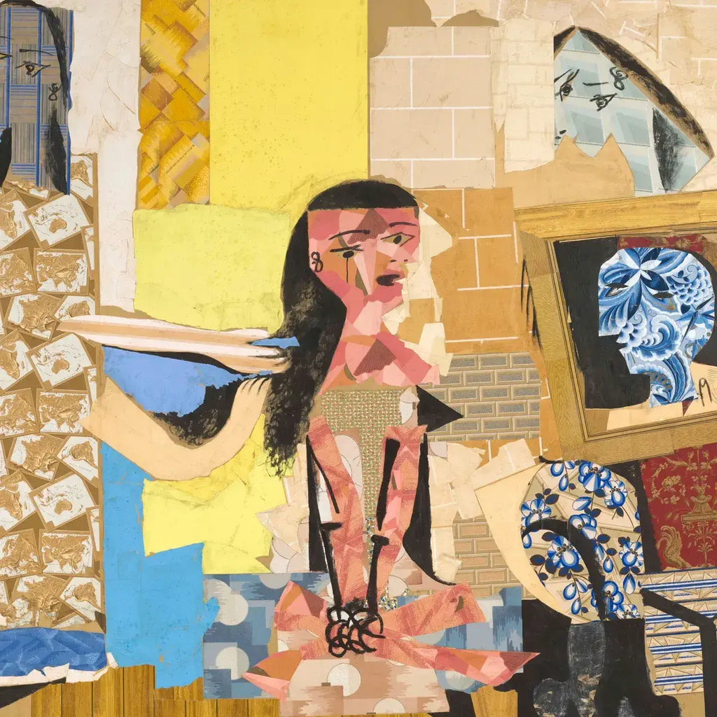 게으른 괴상한 설명 자 : 파블로 피카소의 콜라주 예술