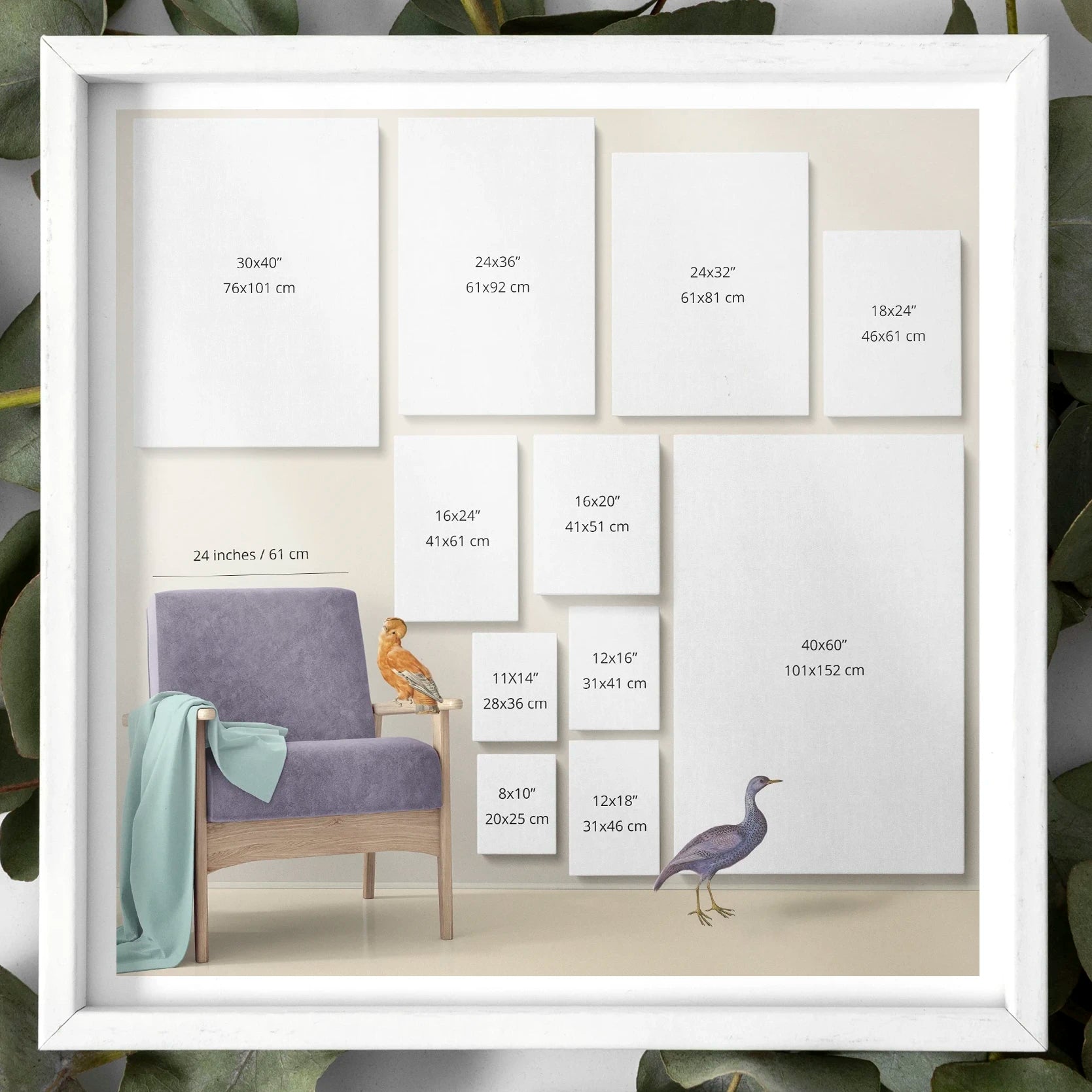 Wall Art Size Guides