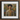 Prince Bernardino - Gay Mexican Royalty Art Print, 12x12’’ / 31x31cm / Black Frame / 2’’ Matboard, Framed Portrait Man Ornate Embroidered