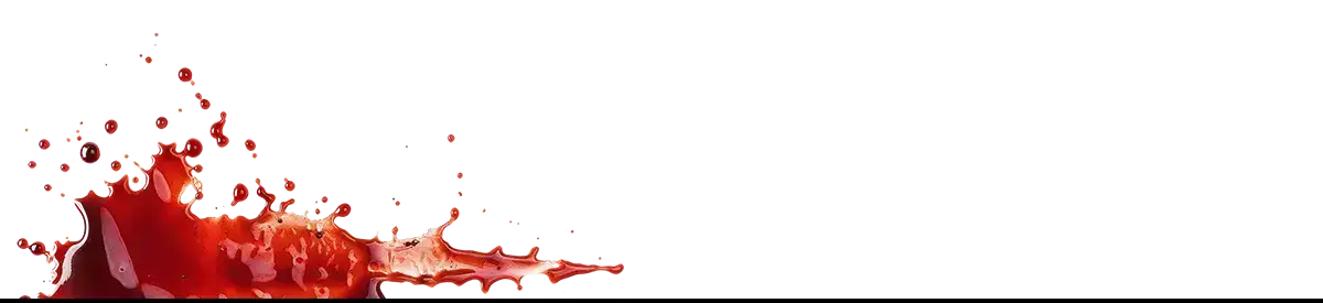 Red liquid splash representing true blood in Stoker’s Dracula, fitting queer vampire themes