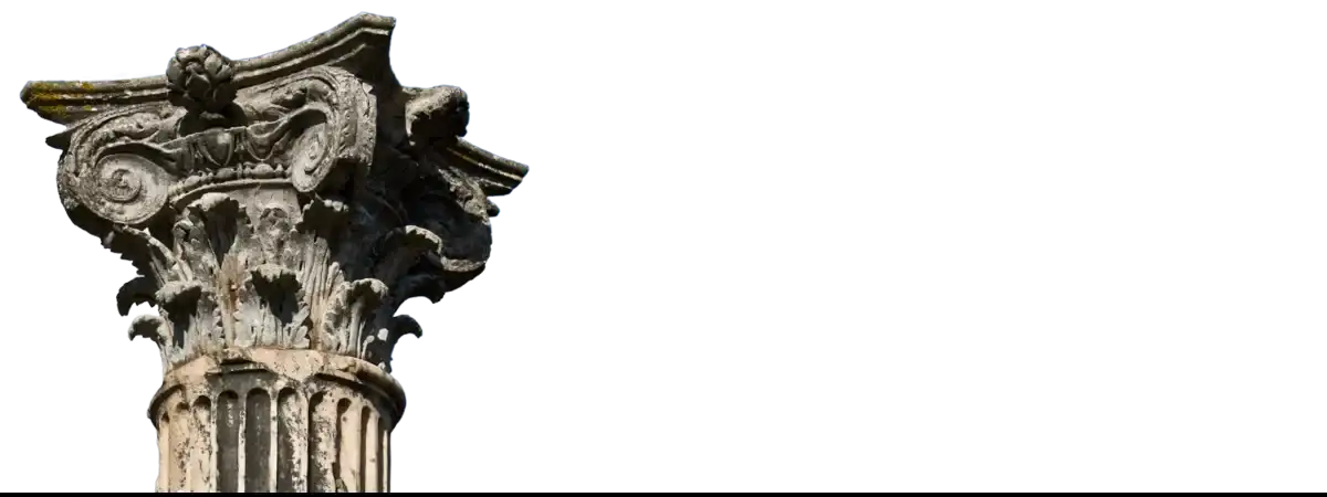 Ornate Corinthian capital symbolizing neurodivergent cognition in Neurodivergence article