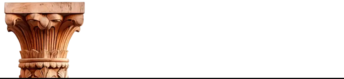 Ornate column capital symbolizing neurodivergent cognition in Neurodivergence and Creativity article