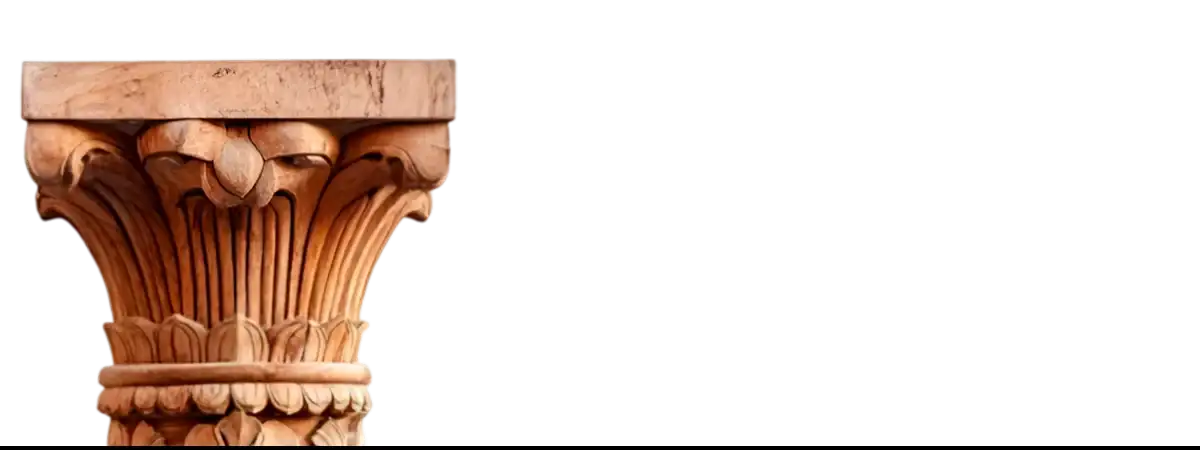 Ornate column capital representing neurodivergent cognition in Neurodivergence and Creativity article