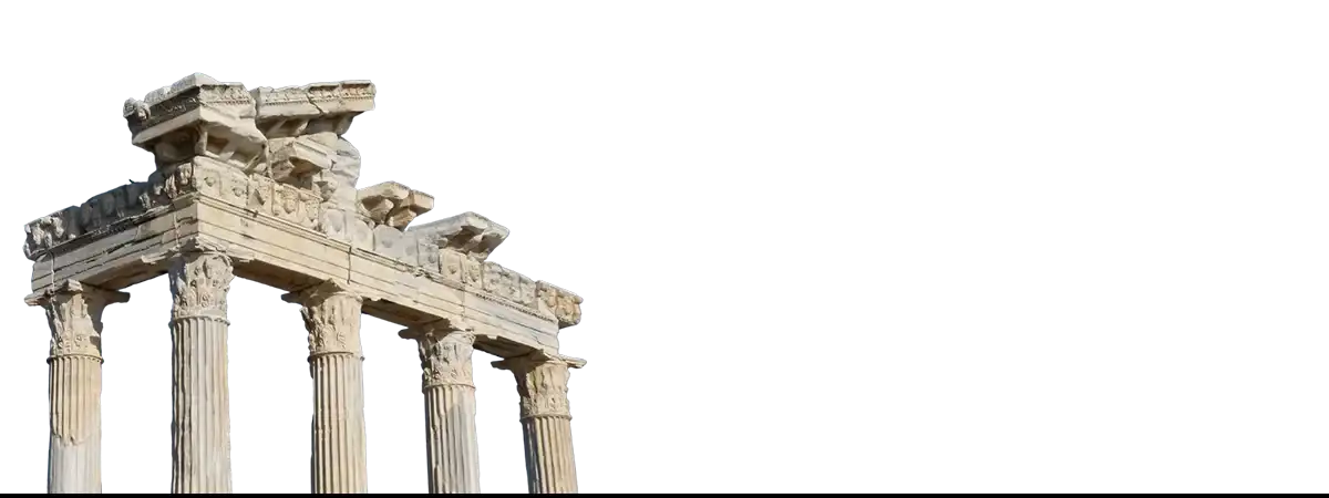 Ancient stone temple ruins symbolizing neurodivergent cognition and enhanced local connectivity