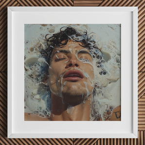 Splish Splash - Gaysian Male Erotica Art Print