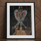 The Angel of Sodom - Christian Berard Art Print, Framed Expressive Painting Winged Figure
