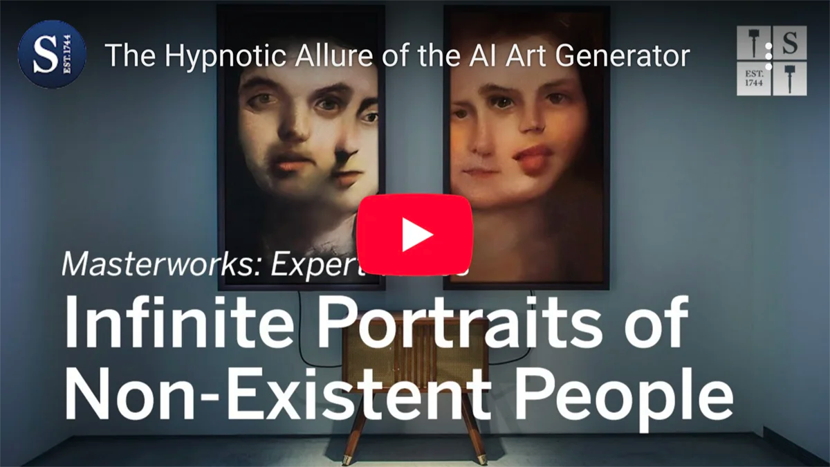 AI art generator video showcasing innovative ai-generated art created by neural networks.