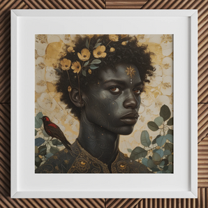 The One - Gay Black God Art Print