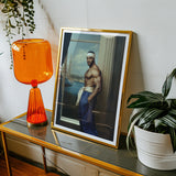 The Trade - Black Gay Sea Captain Art Print, Framed Photograph Shirtless Athletic Figure Headband Dark Pants