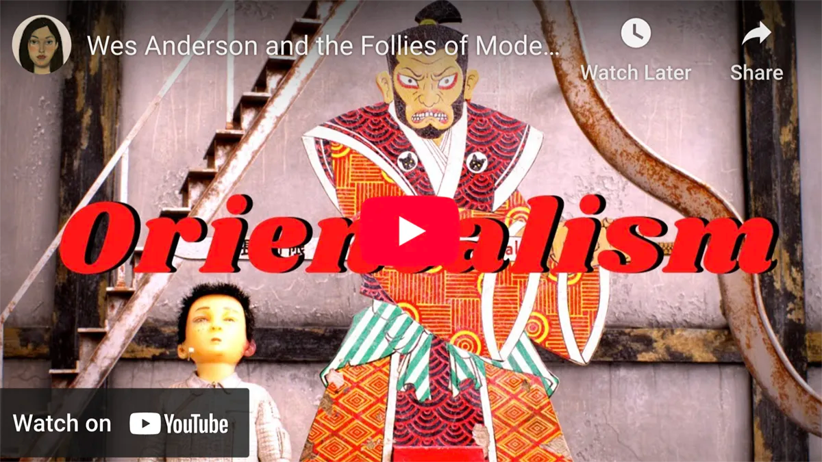 YouTube video thumbnail on Orientalism in Cinema, Literature & Art History discussing cultural imperialism