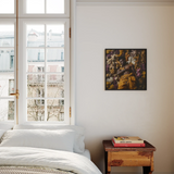 Zonked - Lowbrow Queer Black Punk Framed Canvas, Framed Artwork