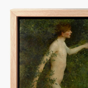 A Woodland Bather - Henry Scott Tuke Art Print / Canvas Light Wood-framed Classical Painting Nude Figure, Moves, Prints