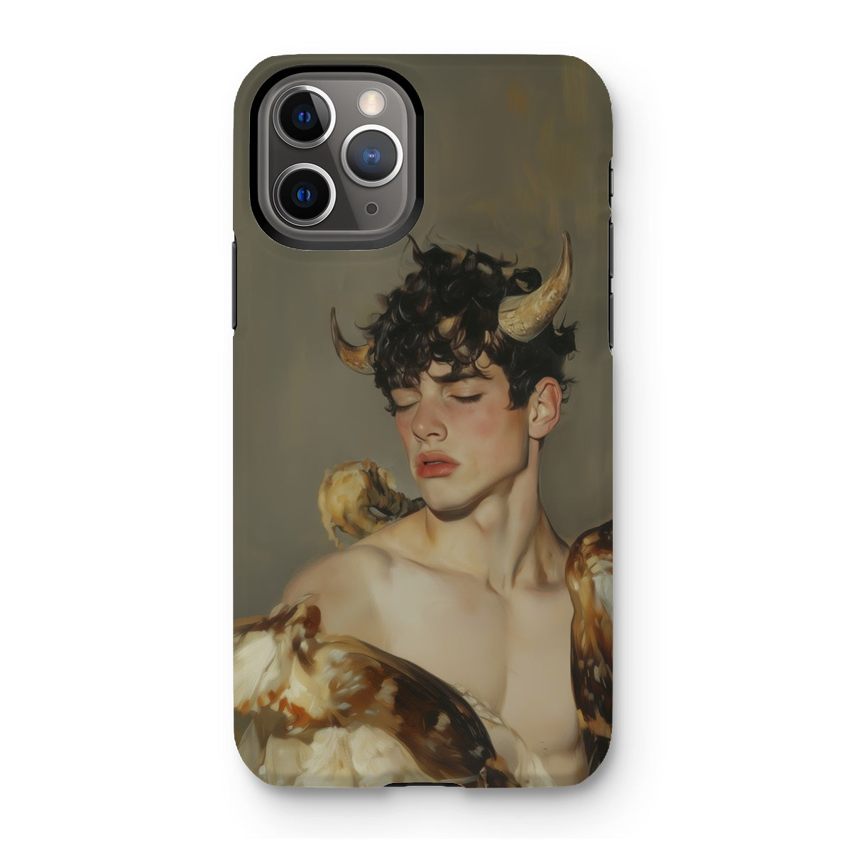 Aamon - Grand Marquis of Hell Art Iphone Case, 11 Pro / Matte, Phone Case Mythological Figure