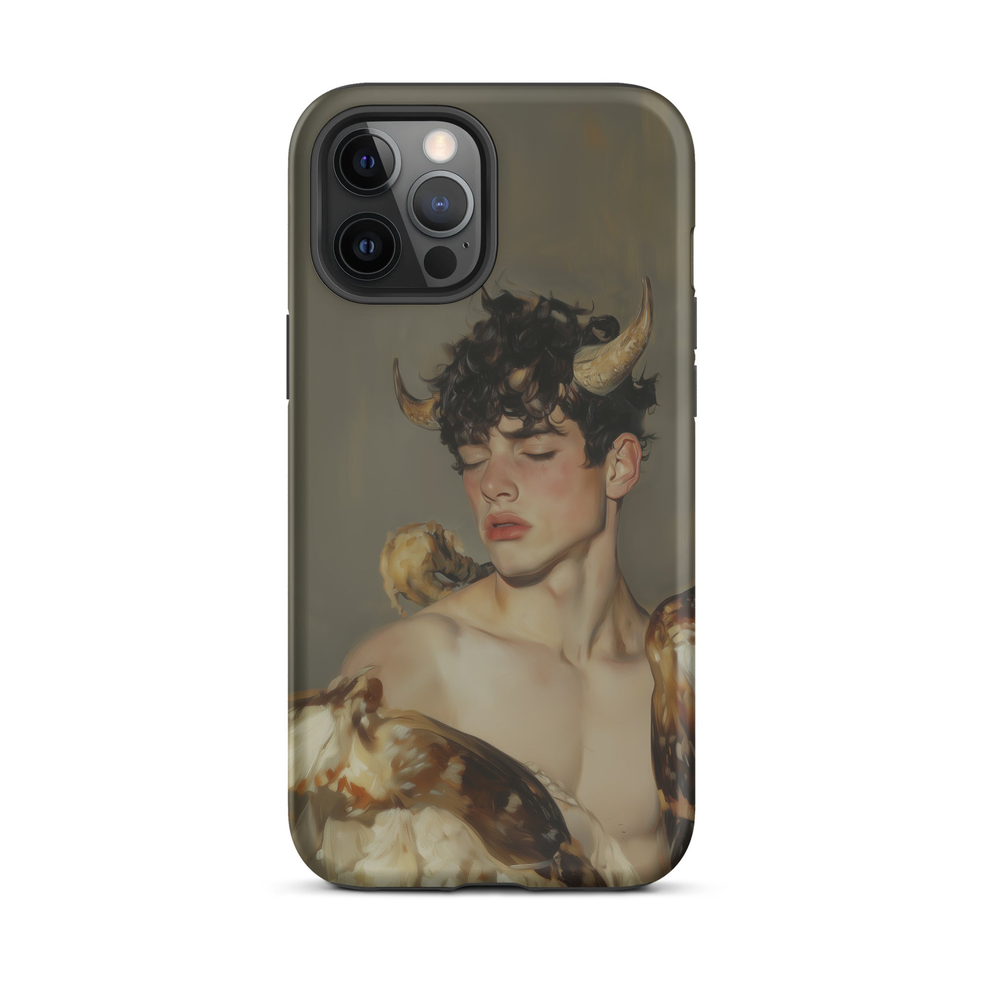 Aamon Grand Marquis of Hell Art Iphone Case, 12 Pro Max / Matte, Phone Case Horned Figure
