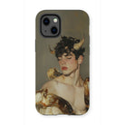 Aamon - Grand Marquis of Hell Art Iphone Case, 13 Mini / Matte, Phone Case Horned Figure