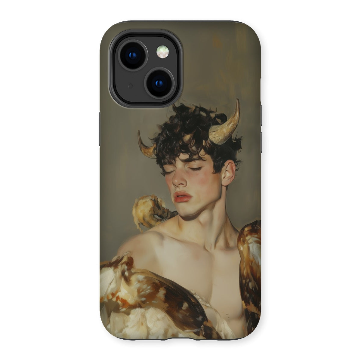 Aamon - Grand Marquis of Hell Art Iphone Case, 14 Plus / Matte, Phone Case Horned Man Birds