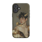 Aamon Grand Marquis of Hell Art Iphone Case, 16 Plus / Matte, Phone Case Horned Man Design