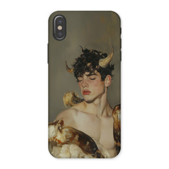 Aamon - Grand Marquis of Hell Art Iphone Case, x / Matte, Phone Case Horned Figure